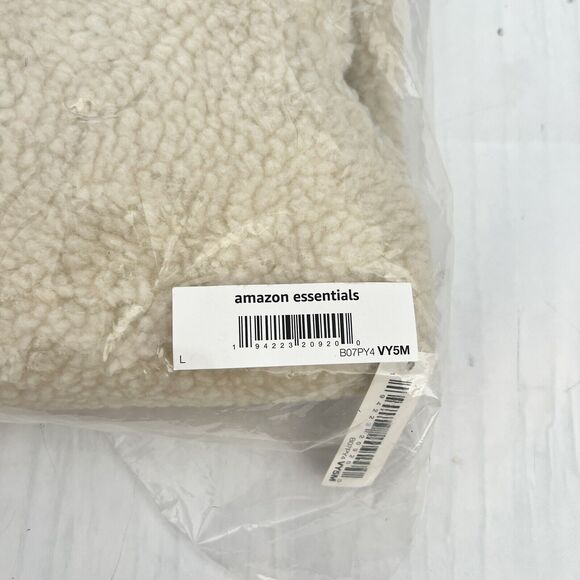 Amazon Essentials Girls Polar Fleece Full-zip Beige Jacket Size L (10 Years) - Picture 10 of 11